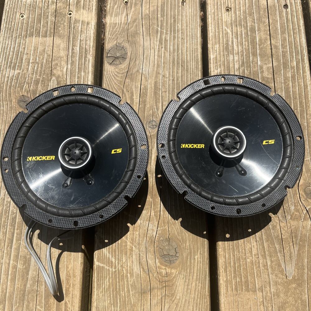 KICKER CS67 Coaxial Speaker F686 2 Lot Bundle